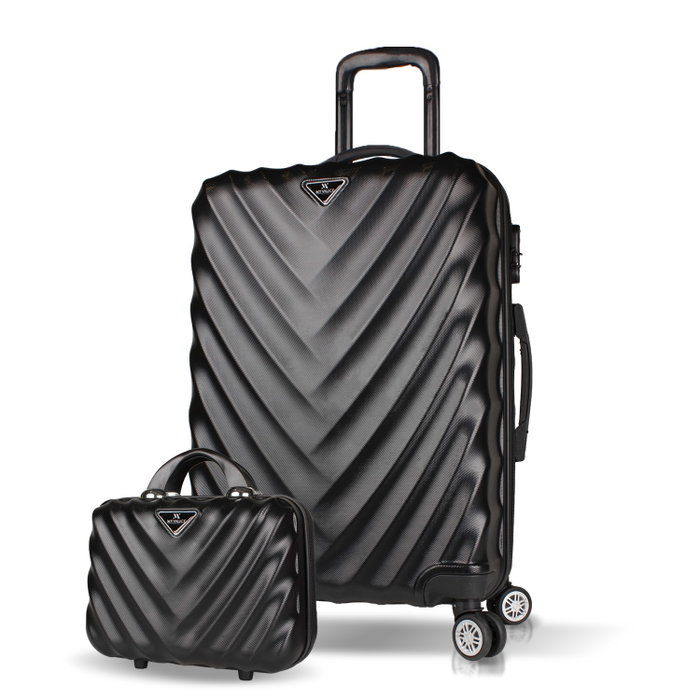 Zoozie Bags Juego de Maletas de 2 Piezas Negro Zoozie Bags Juego de Maletas de 2 Piezas Negro